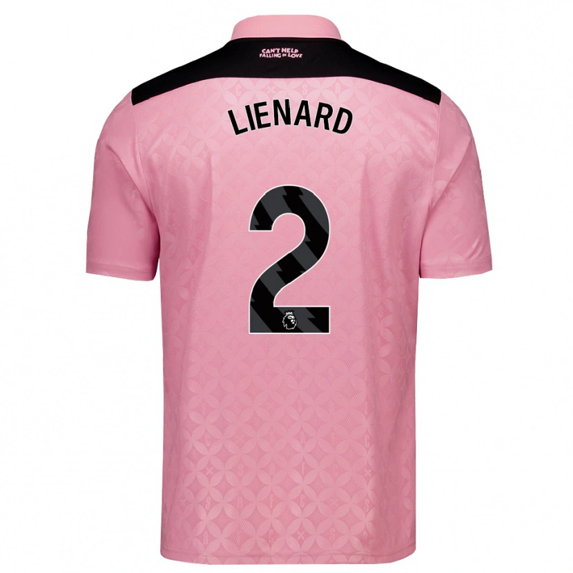 Danxen Heren Alex Lienard #2 Lichtroze Zwart Uitshirt Uittenue 2026/27 T-Shirt