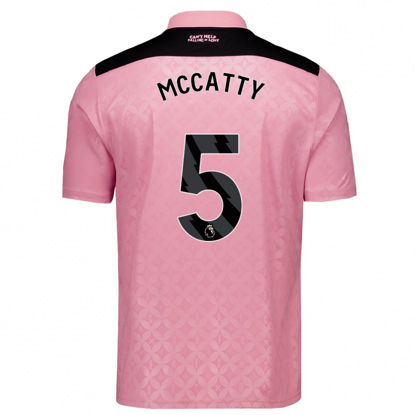 Danxen Heren Grace Mccatty #5 Lichtroze Zwart Uitshirt Uittenue 2026/27 T-Shirt