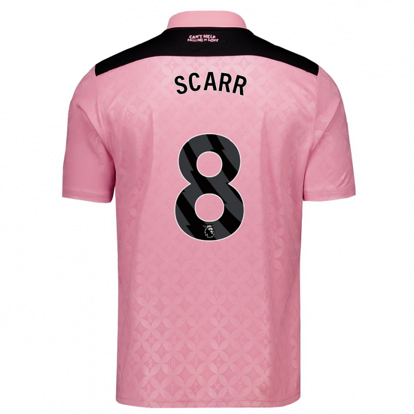 Danxen Heren Emily Scarr #8 Lichtroze Zwart Uitshirt Uittenue 2026/27 T-Shirt