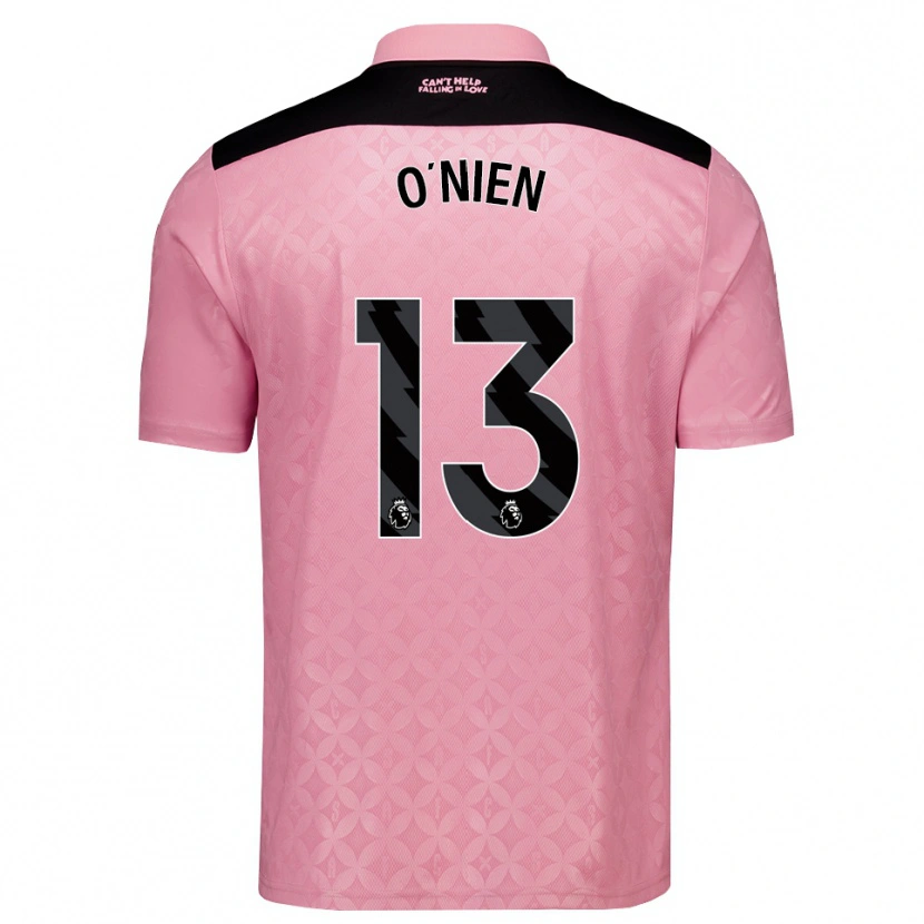 Danxen Heren Luke O'nien #13 Lichtroze Zwart Uitshirt Uittenue 2026/27 T-Shirt