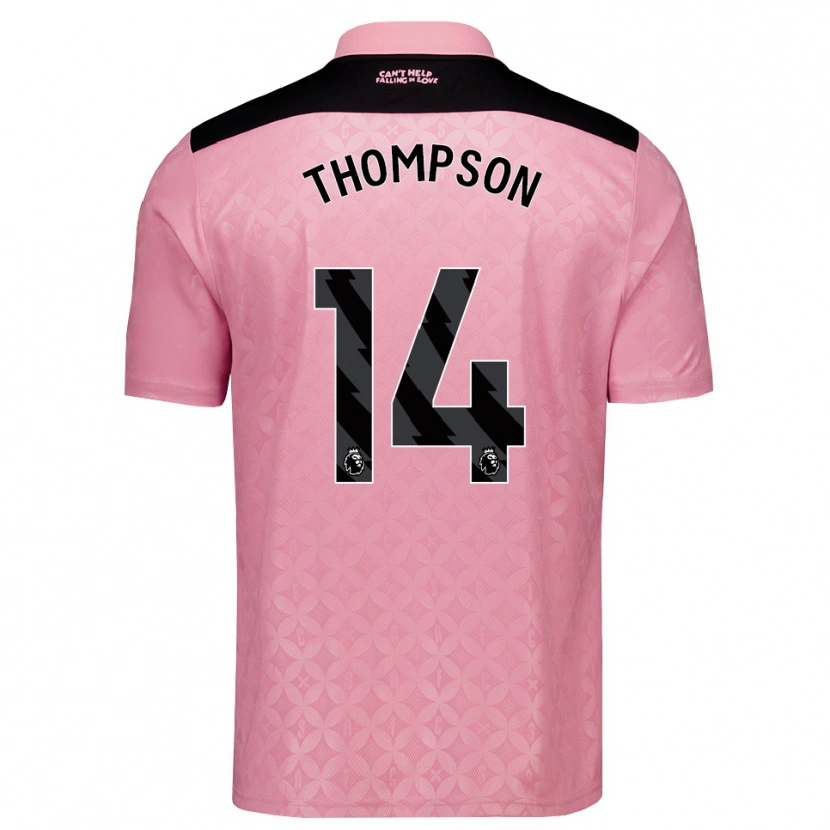 Danxen Heren Harvey Thompson #14 Lichtroze Zwart Uitshirt Uittenue 2026/27 T-Shirt
