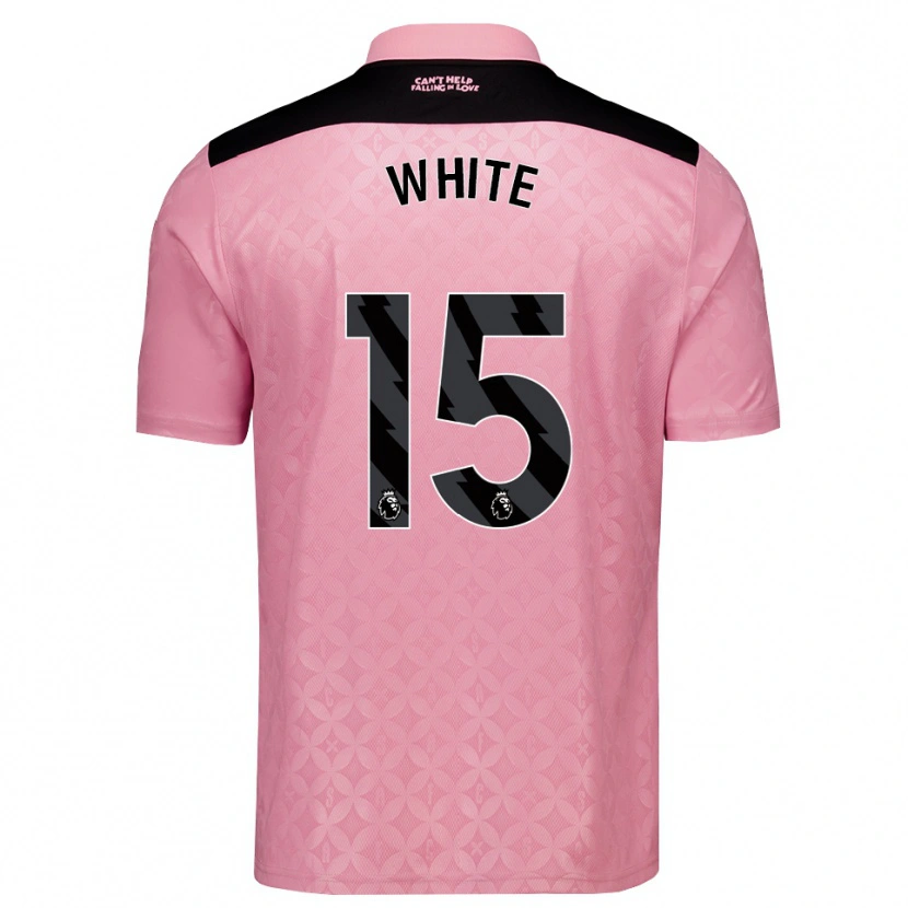 Danxen Heren Noah White #15 Lichtroze Zwart Uitshirt Uittenue 2026/27 T-Shirt