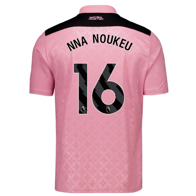 Danxen Heren Blondy Nna Noukeu #16 Lichtroze Zwart Uitshirt Uittenue 2026/27 T-Shirt