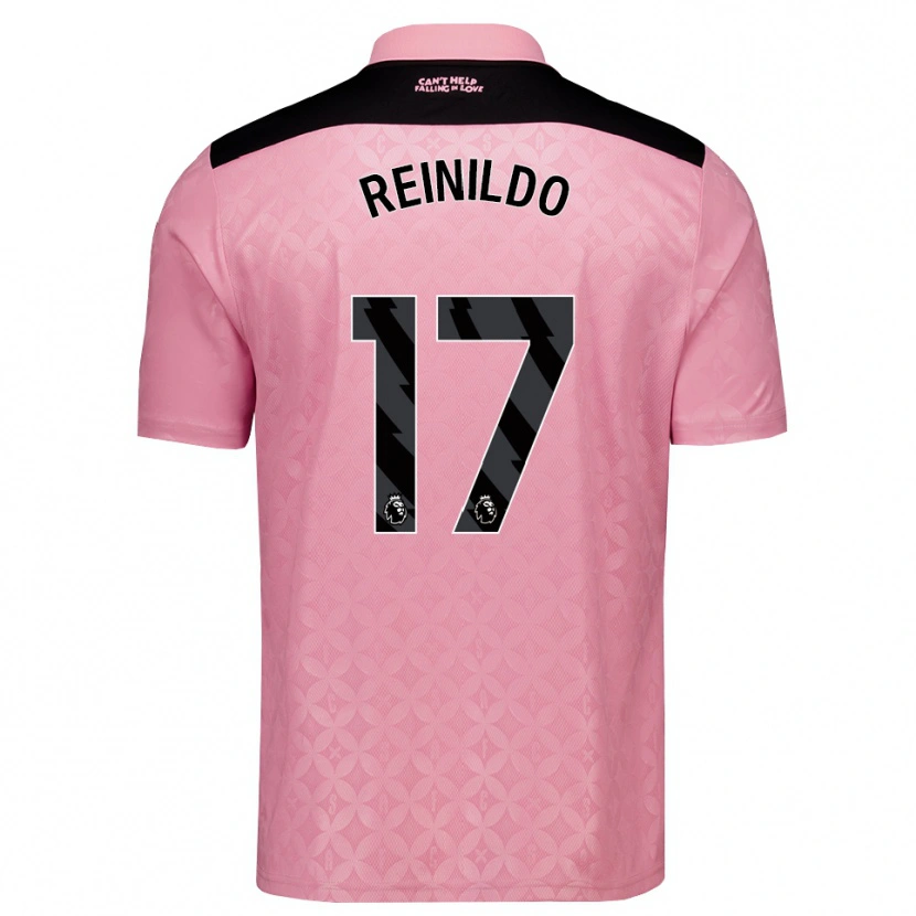 Danxen Heren Reinildo Mandava #17 Lichtroze Zwart Uitshirt Uittenue 2026/27 T-Shirt