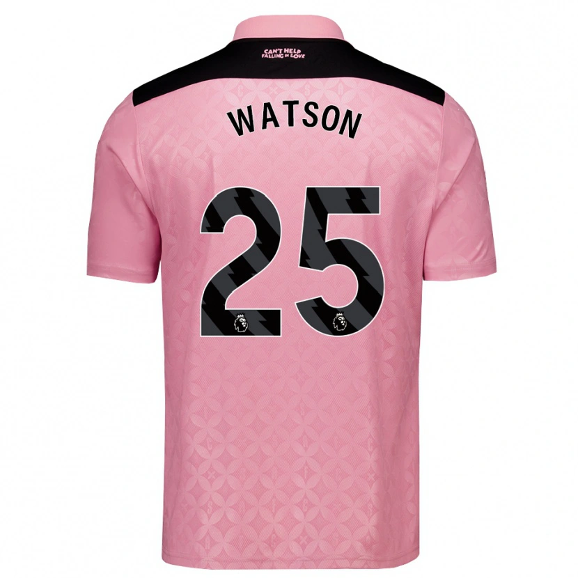 Danxen Heren Katy Watson #25 Lichtroze Zwart Uitshirt Uittenue 2026/27 T-Shirt