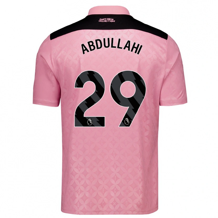 Danxen Heren Ahmed Abdullahi #29 Lichtroze Zwart Uitshirt Uittenue 2026/27 T-Shirt