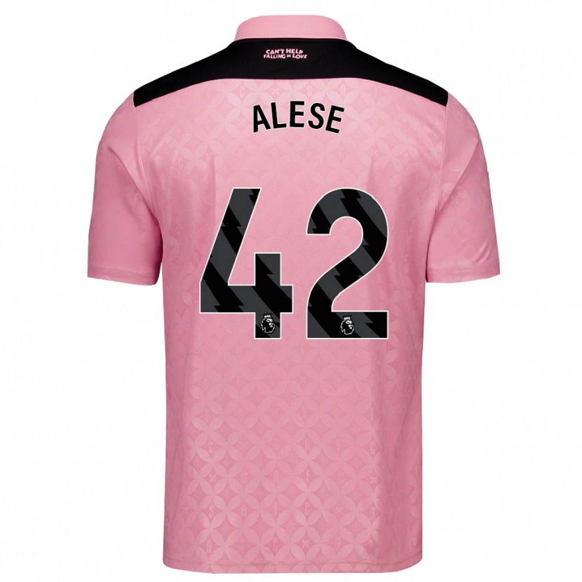 Danxen Heren Aji Alese #42 Lichtroze Zwart Uitshirt Uittenue 2026/27 T-Shirt
