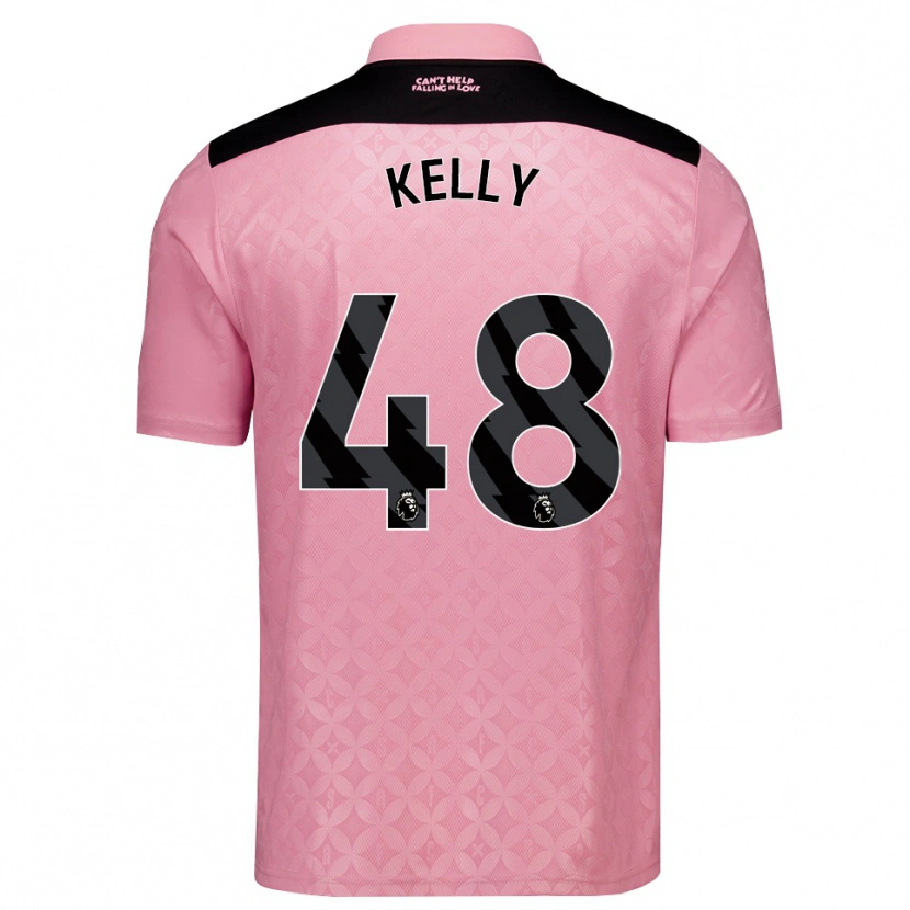 Danxen Heren Caden Kelly #48 Lichtroze Zwart Uitshirt Uittenue 2026/27 T-Shirt
