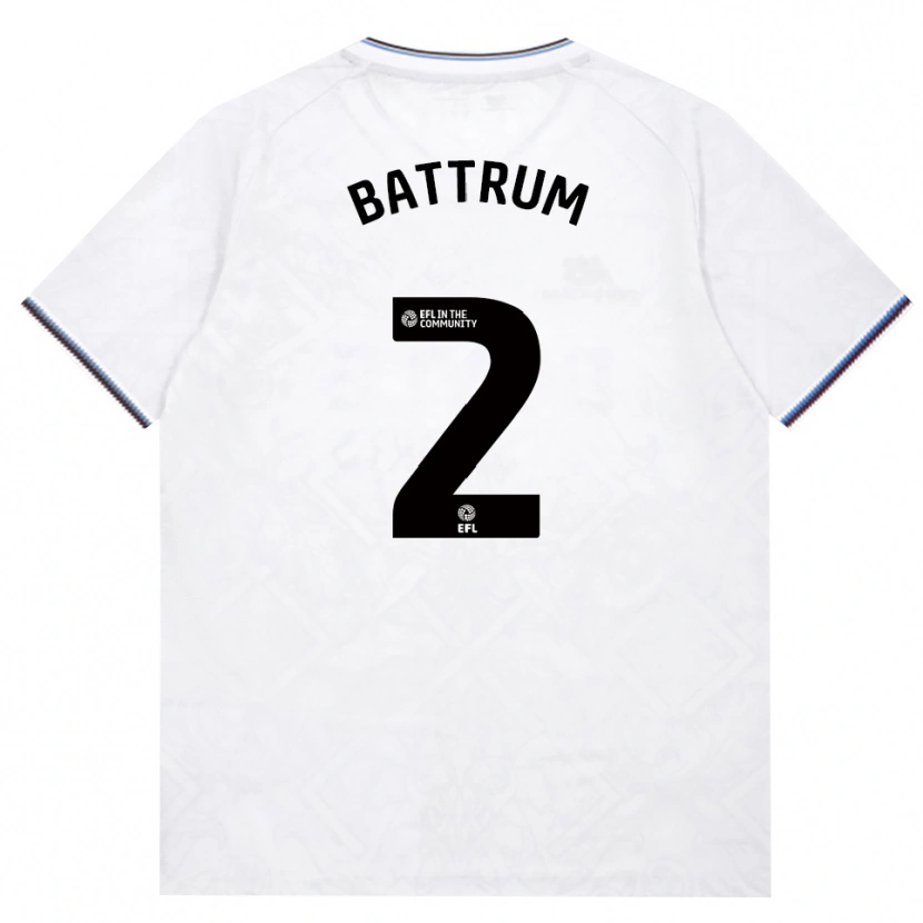 Danxen Heren Ryan Battrum #2 Bordeaux Wit Uitshirt Uittenue 2026/27 T-Shirt
