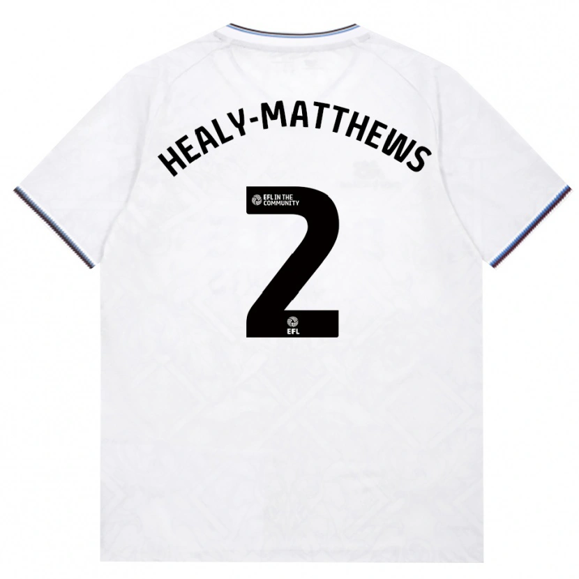Danxen Heren Kyle Healy-Matthews #2 Bordeaux Wit Uitshirt Uittenue 2026/27 T-Shirt