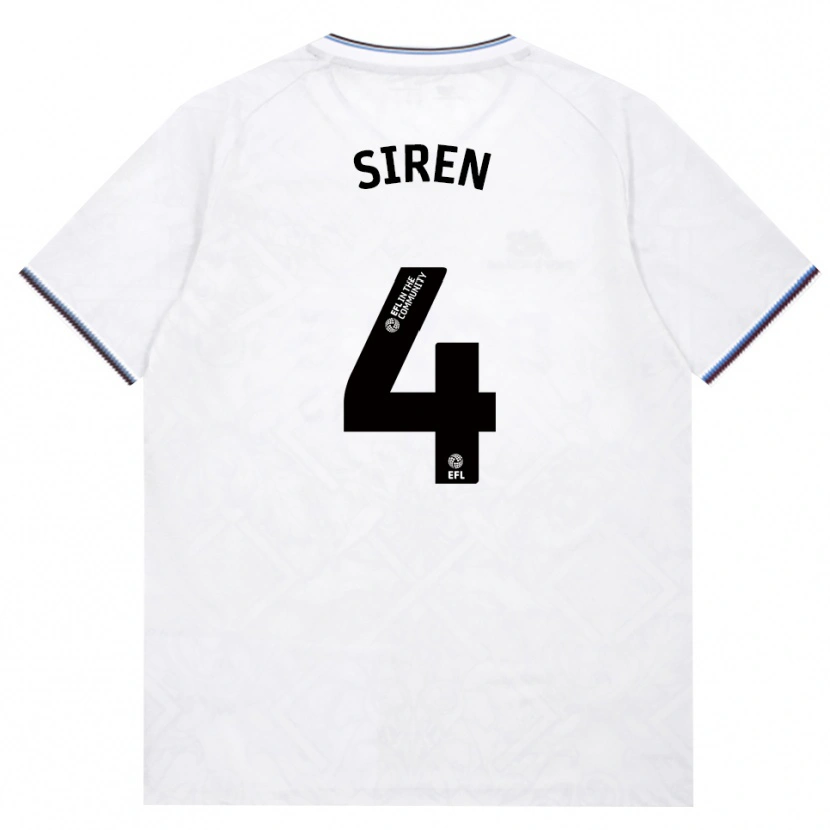 Danxen Heren Oona Siren #4 Bordeaux Wit Uitshirt Uittenue 2026/27 T-Shirt