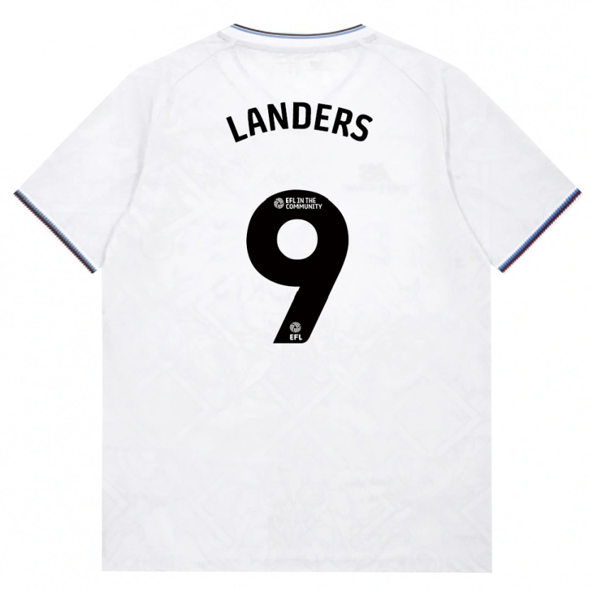 Danxen Heren Josh Landers #9 Bordeaux Wit Uitshirt Uittenue 2026/27 T-Shirt