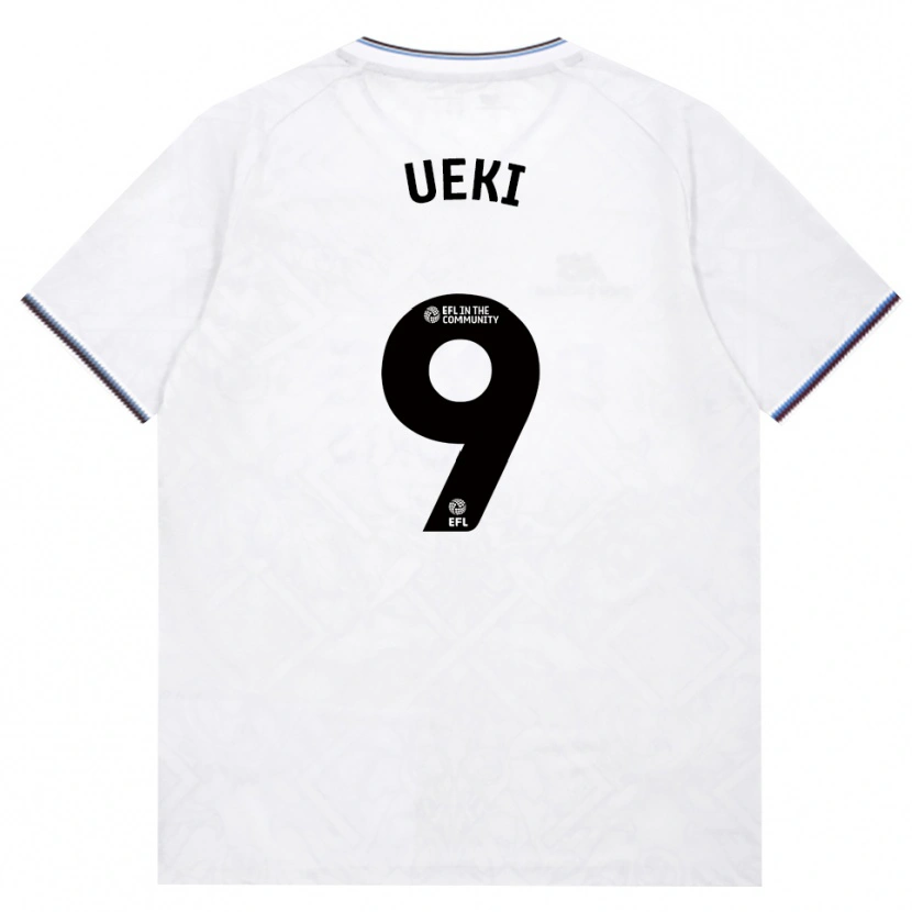 Danxen Heren Riko Ueki #9 Bordeaux Wit Uitshirt Uittenue 2026/27 T-Shirt