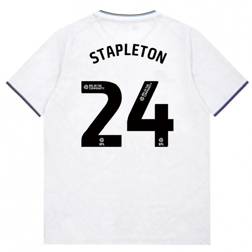 Danxen Heren Jessie Stapleton #24 Bordeaux Wit Uitshirt Uittenue 2026/27 T-Shirt