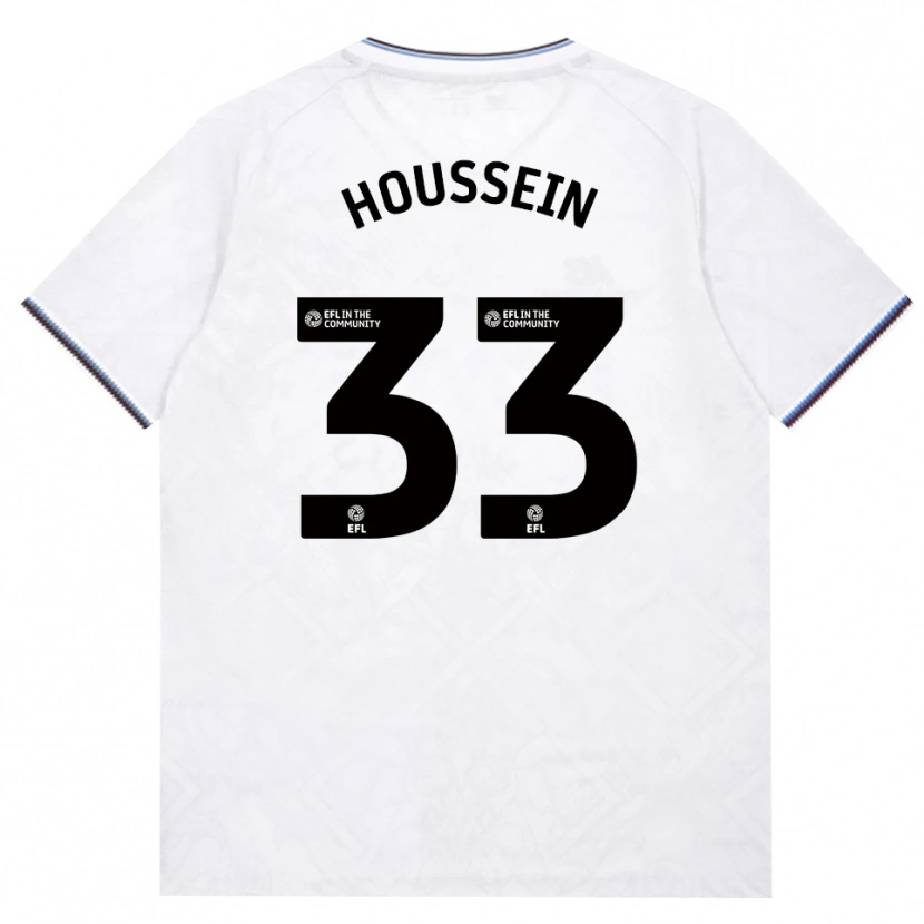 Danxen Heren Halle Houssein #33 Bordeaux Wit Uitshirt Uittenue 2026/27 T-Shirt