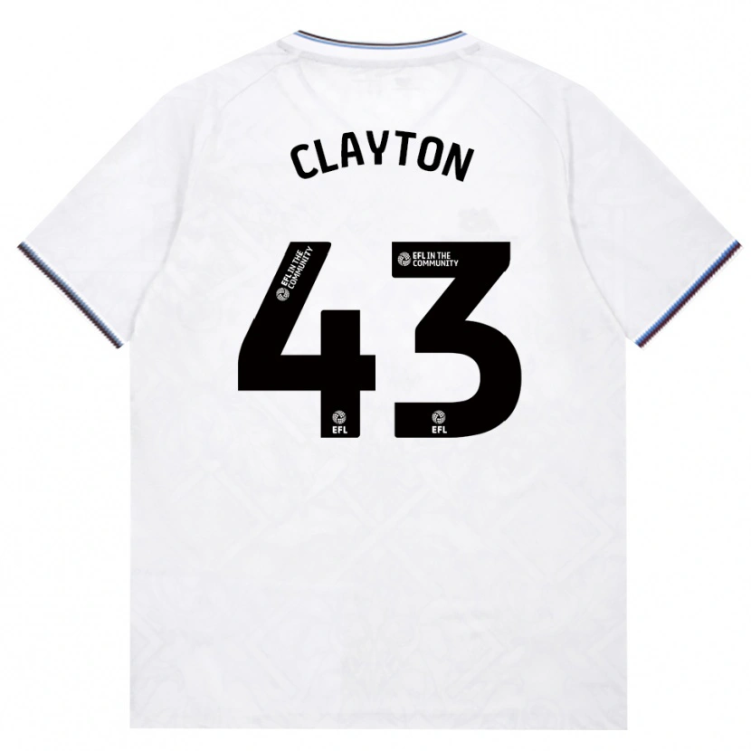 Danxen Heren Regan Clayton #43 Bordeaux Wit Uitshirt Uittenue 2026/27 T-Shirt