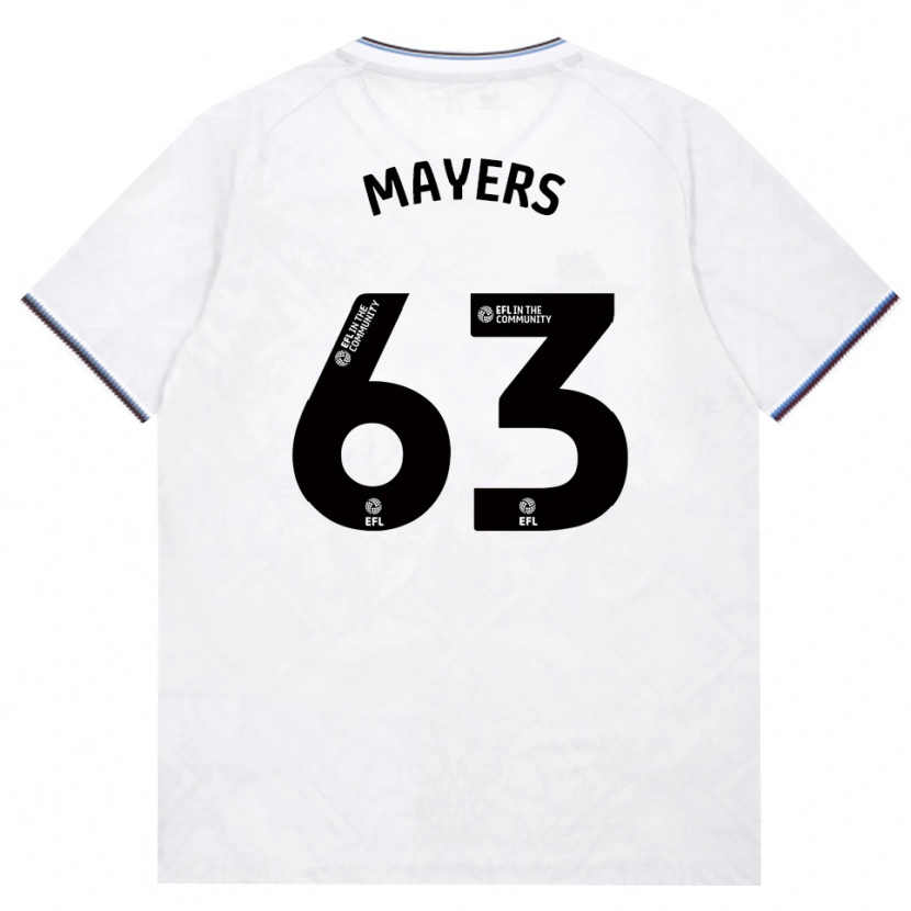 Danxen Heren Ezra Mayers #63 Bordeaux Wit Uitshirt Uittenue 2026/27 T-Shirt