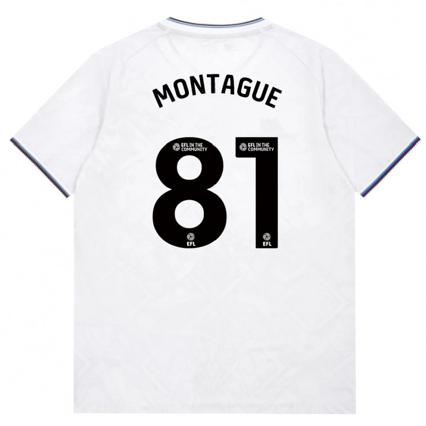 Danxen Heren Harry Montague #81 Bordeaux Wit Uitshirt Uittenue 2026/27 T-Shirt