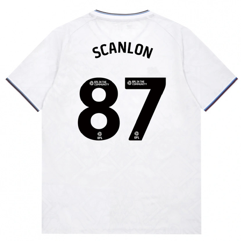 Danxen Heren Joe Scanlon #87 Bordeaux Wit Uitshirt Uittenue 2026/27 T-Shirt