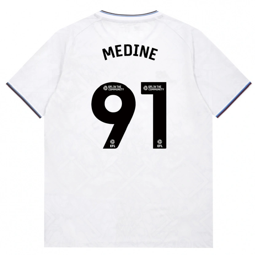 Danxen Heren Jephthah Medine #91 Bordeaux Wit Uitshirt Uittenue 2026/27 T-Shirt