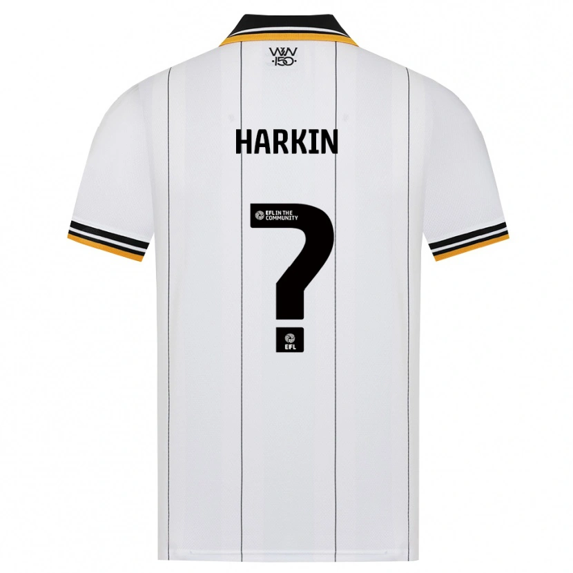 Danxen Heren Lee Harkin #0 Oranje Wit Zwart Uitshirt Uittenue 2026/27 T-Shirt