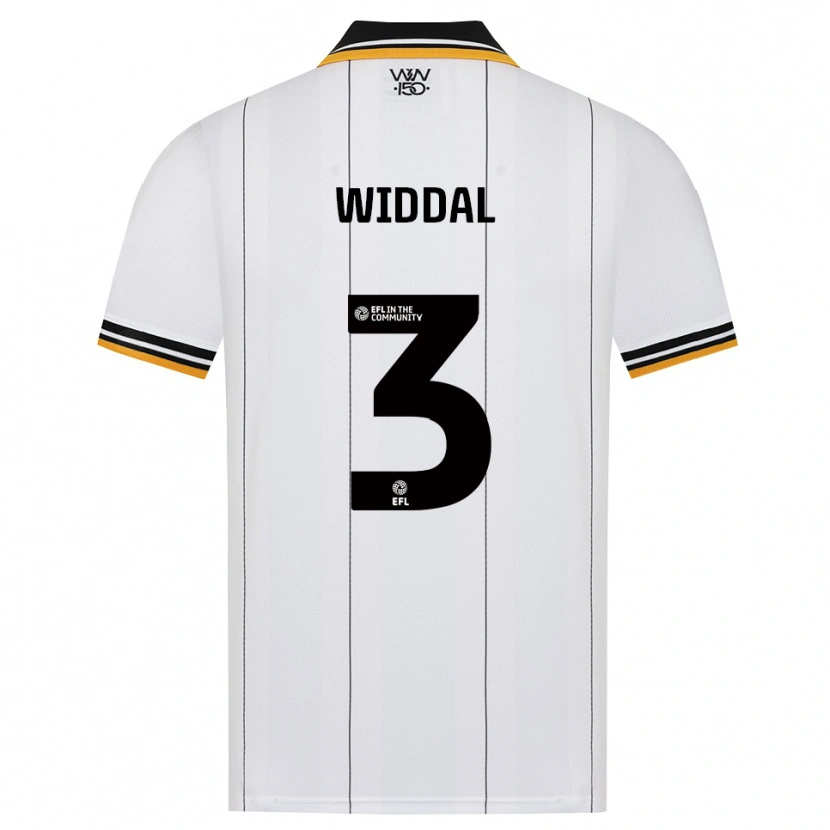 Danxen Heren Natalie Widdal #3 Oranje Wit Zwart Uitshirt Uittenue 2026/27 T-Shirt