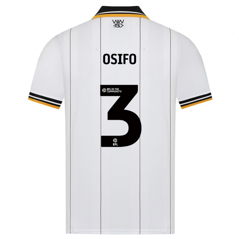 Danxen Heren David Osifo #3 Oranje Wit Zwart Uitshirt Uittenue 2026/27 T-Shirt