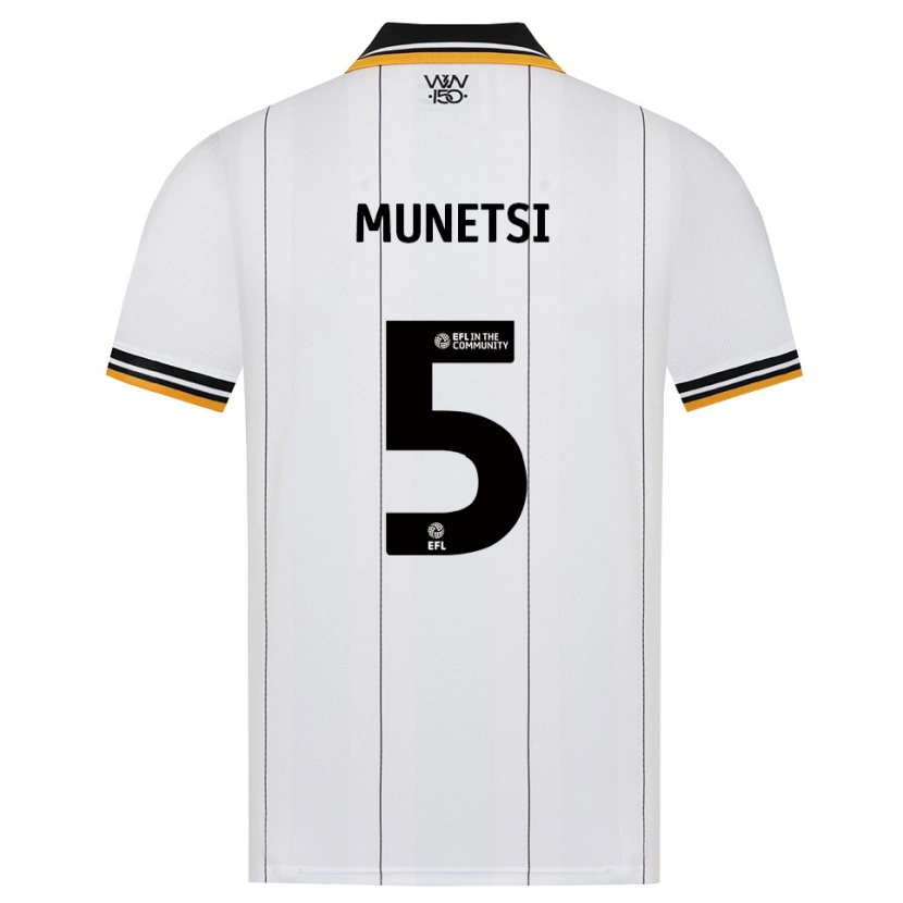Danxen Heren Marshall Munetsi #5 Oranje Wit Zwart Uitshirt Uittenue 2026/27 T-Shirt