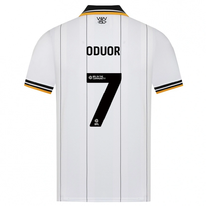 Danxen Heren Clive Oduor #7 Oranje Wit Zwart Uitshirt Uittenue 2026/27 T-Shirt
