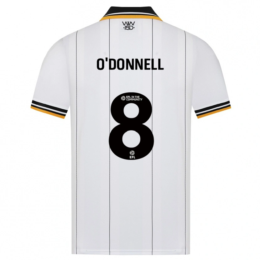 Danxen Heren Luke O'donnell #8 Oranje Wit Zwart Uitshirt Uittenue 2026/27 T-Shirt