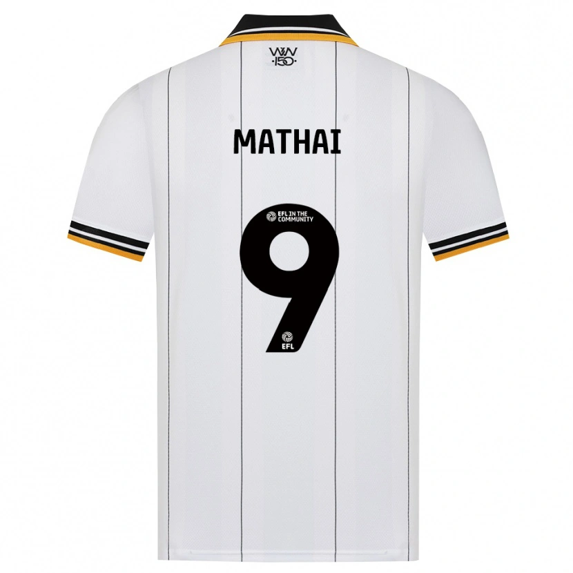 Danxen Heren Junior Mathai #9 Oranje Wit Zwart Uitshirt Uittenue 2026/27 T-Shirt