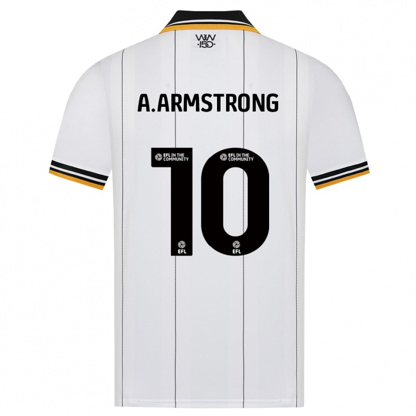 Danxen Heren Adam Armstrong #10 Oranje Wit Zwart Uitshirt Uittenue 2026/27 T-Shirt