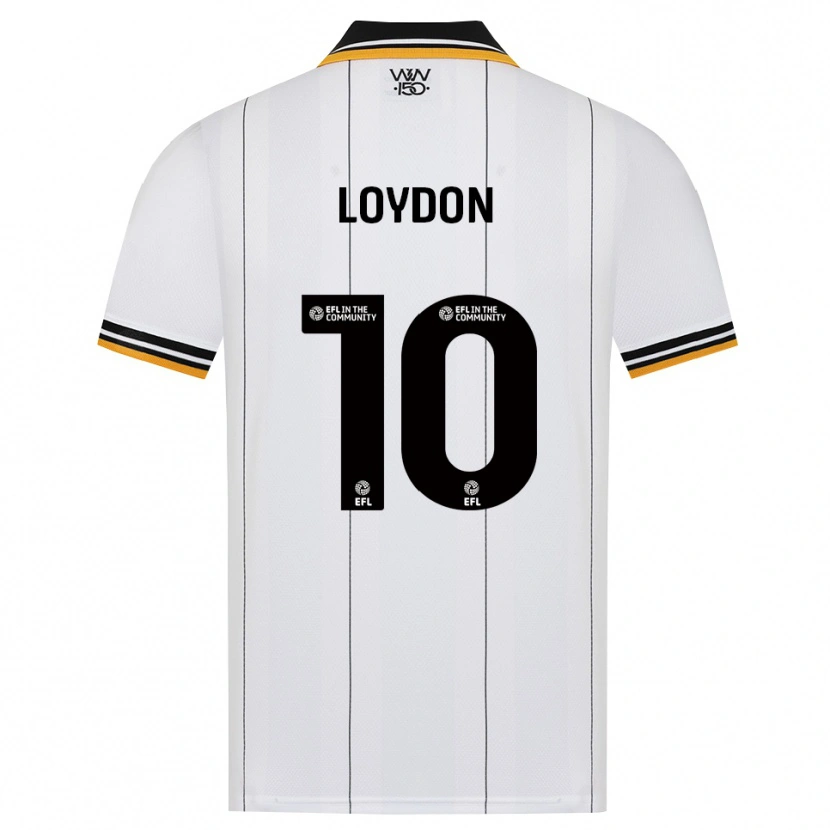 Danxen Heren Abi Loydon #10 Oranje Wit Zwart Uitshirt Uittenue 2026/27 T-Shirt