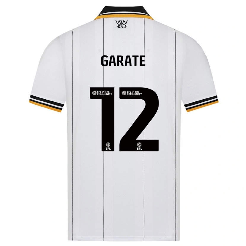 Danxen Heren Julian Garate #12 Oranje Wit Zwart Uitshirt Uittenue 2026/27 T-Shirt