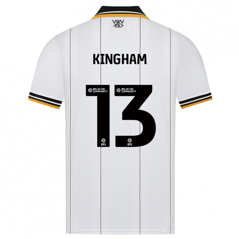 Danxen Heren Joshua Kingham #13 Oranje Wit Zwart Uitshirt Uittenue 2026/27 T-Shirt