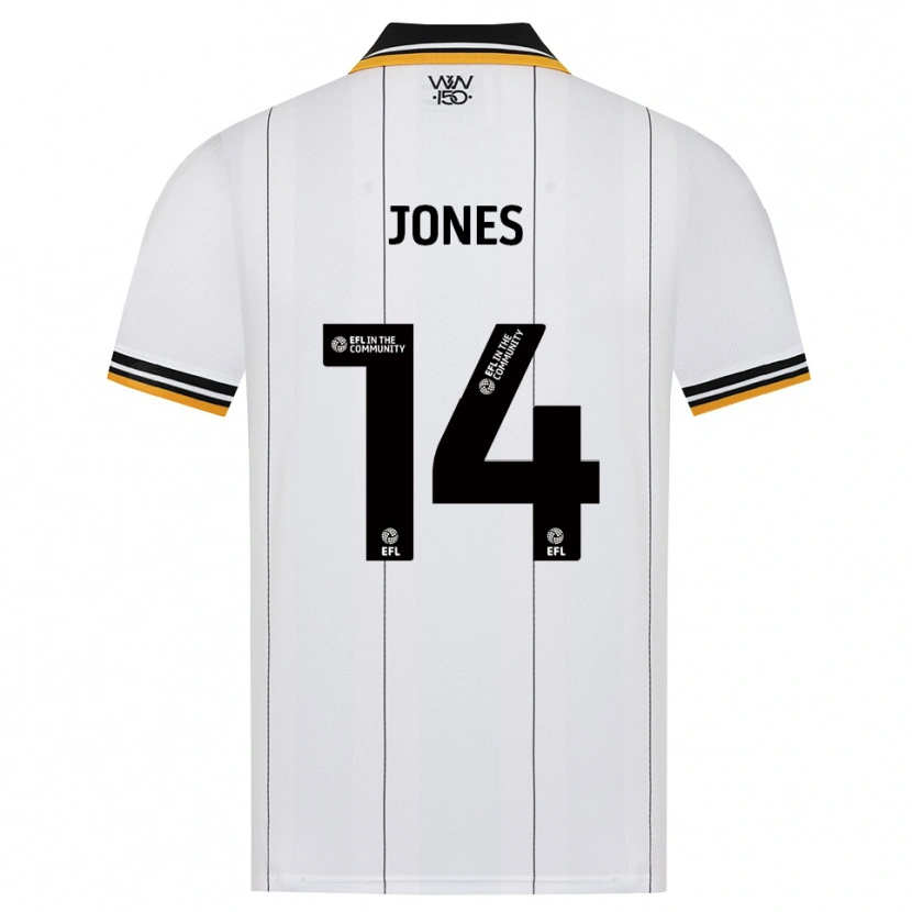Danxen Heren Meesha Dudley-Jones #14 Oranje Wit Zwart Uitshirt Uittenue 2026/27 T-Shirt