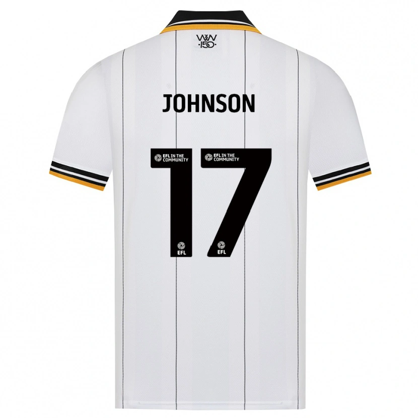 Danxen Heren Katie Johnson #17 Oranje Wit Zwart Uitshirt Uittenue 2026/27 T-Shirt