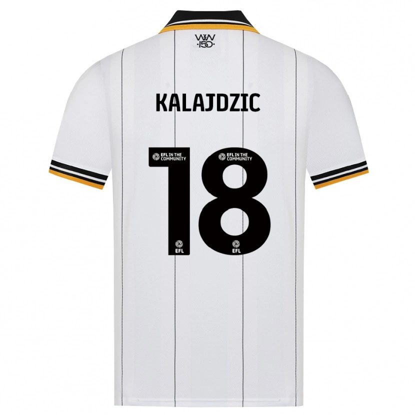 Danxen Heren Sasa Kalajdzic #18 Oranje Wit Zwart Uitshirt Uittenue 2026/27 T-Shirt