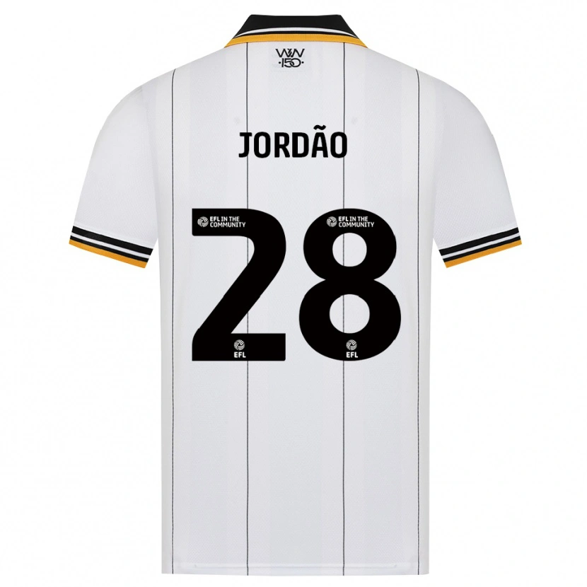 Danxen Heren Bruno Jordão #28 Oranje Wit Zwart Uitshirt Uittenue 2026/27 T-Shirt