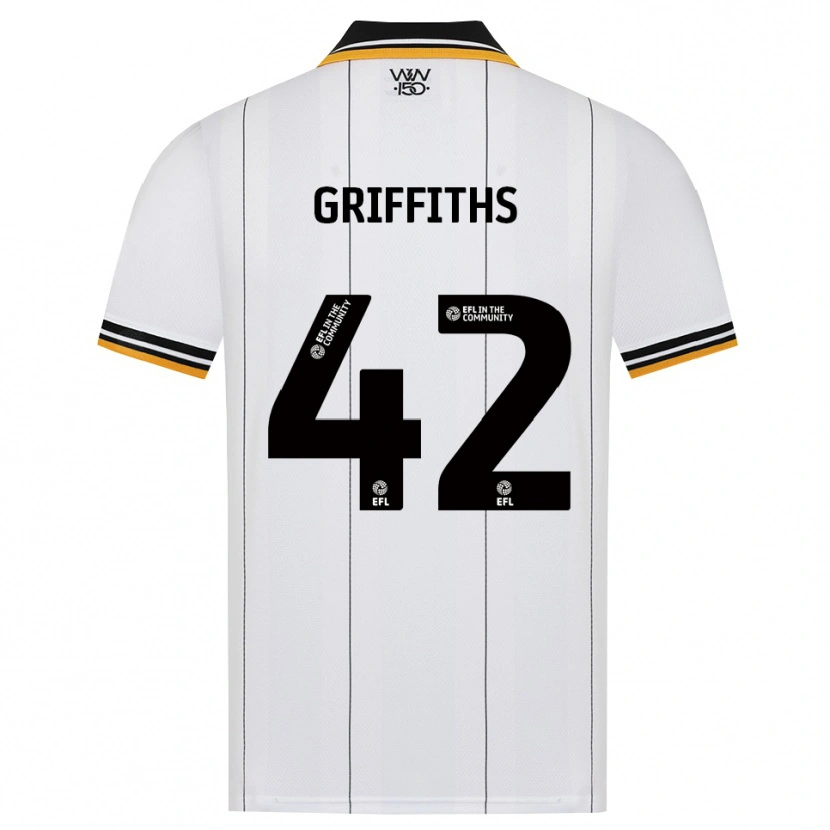 Danxen Heren Harvey Griffiths #42 Oranje Wit Zwart Uitshirt Uittenue 2026/27 T-Shirt