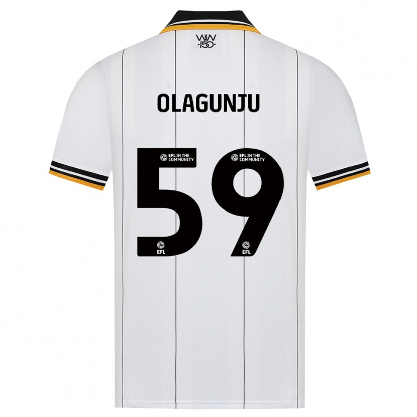 Danxen Heren Saheed Olagunju #59 Oranje Wit Zwart Uitshirt Uittenue 2026/27 T-Shirt
