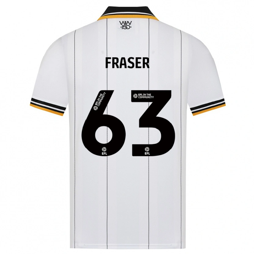 Danxen Heren Nathan Fraser #63 Oranje Wit Zwart Uitshirt Uittenue 2026/27 T-Shirt