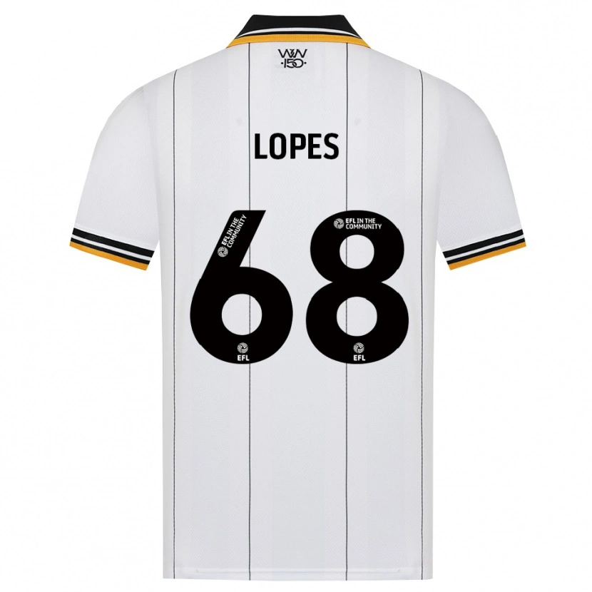 Danxen Heren Leo Lopes #68 Oranje Wit Zwart Uitshirt Uittenue 2026/27 T-Shirt