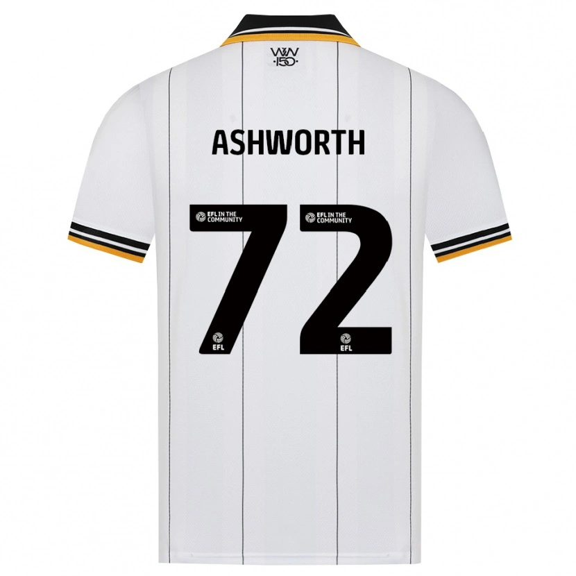 Danxen Heren Finn Ashworth #72 Oranje Wit Zwart Uitshirt Uittenue 2026/27 T-Shirt