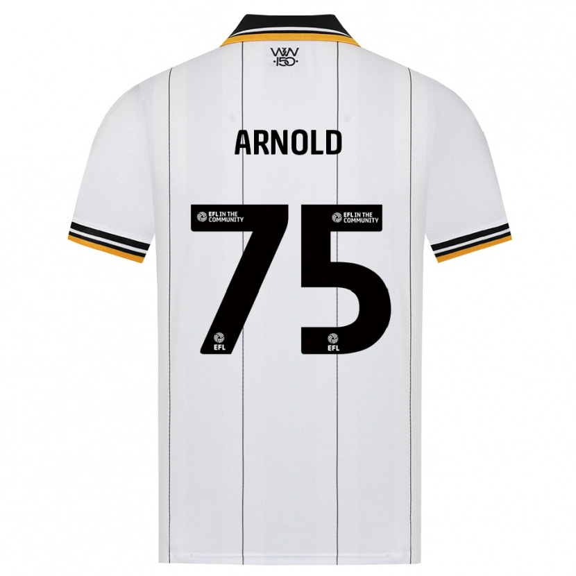 Danxen Heren Alfie Arnold #75 Oranje Wit Zwart Uitshirt Uittenue 2026/27 T-Shirt
