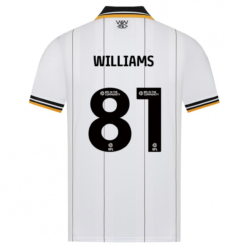 Danxen Heren Ashton Williams #81 Oranje Wit Zwart Uitshirt Uittenue 2026/27 T-Shirt