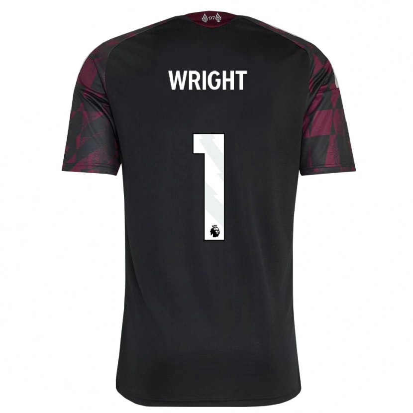 Danxen Heren Matty Wright #1 Zwart Wit Paars Thuisshirt Derde Tenue 2026/27 T-Shirt