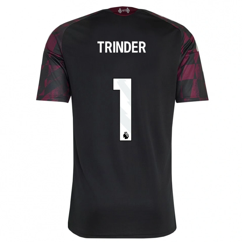 Danxen Heren Zach Trinder #1 Zwart Wit Paars Thuisshirt Derde Tenue 2026/27 T-Shirt