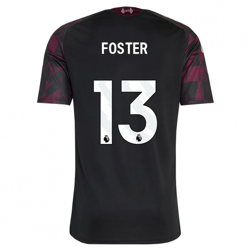 Danxen Heren Rylee Foster #13 Zwart Wit Paars Thuisshirt Derde Tenue 2026/27 T-Shirt