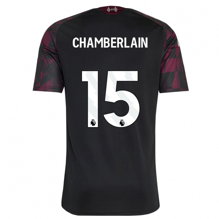 Danxen Heren Alex Oxlade Chamberlain #15 Zwart Wit Paars Thuisshirt Derde Tenue 2026/27 T-Shirt